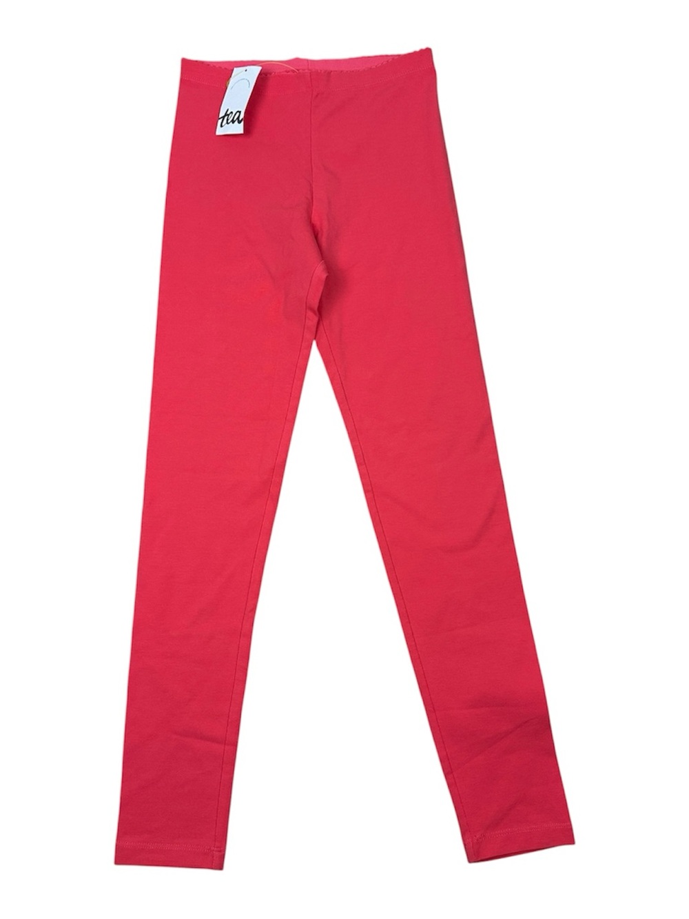 Tea Collection Coral Pink Girls' Stretch Leggings